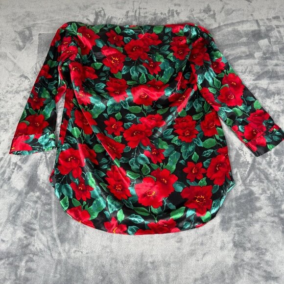 Vtg Gold Label Victoria's Secret Silk Nightgown Womens M Coquette Girl Feminine - Picture 8 of 9